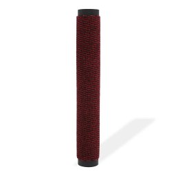 vidaXL Droogloopmat rechthoekig getuft 80x120 cm rood