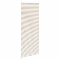 vidaXL Plissé rolgordijn 70x200cm creme