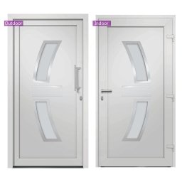 vidaXL Voordeur 98x208 cm wit