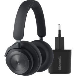 Bang & Olufsen Beoplay HX Zwart + BlueBuilt Quick Charge Oplader met Usb A Poort 18W Zwart