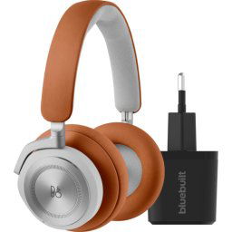Bang & Olufsen Beoplay HX Bruin + BlueBuilt Quick Charge Oplader met Usb A Poort 18W Zwart