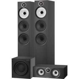 Bowers & Wilkins HTM6 S3 + 603 S3 (per paar) + ASW610 Zwart