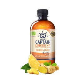 The GUTsy Captain Kombucha Ginger Lemon