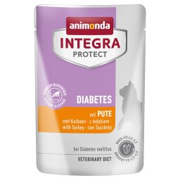24x 85g Animonda Integra Protect Adult Diabetes Kalkoen Kattenvoer nat