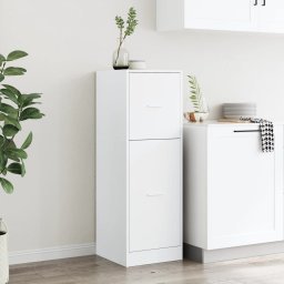 vidaXL Apothekerskast 40x41x118 cm bewerkt hout wit