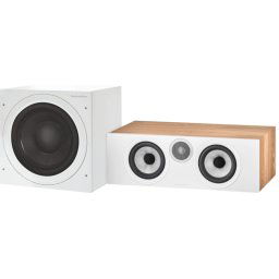 Bowers & Wilkins HTM6 S3 Bruin + ASW608 Wit