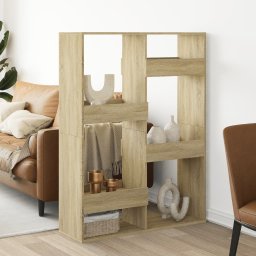 vidaXL Kamerscherm 100x33x135 cm bewerkt hout sonoma eikenkleurig