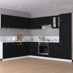 vidaXL Bovenkasten 2 st Lyon 50x31x60 cm bewerkt hout zwart