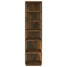 vidaXL Schoenenrek 27,5x27x102 cm bewerkt hout gerookt eikenkleurig