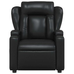 vidaXL Relaxfauteuil Zwart Kunstleer