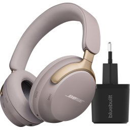 Bose QuietComfort Ultra Headphones Beige Limited Edition + Oplader