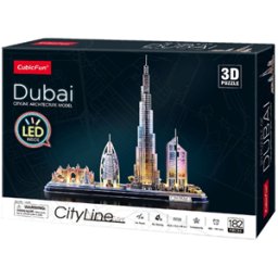 3D Puzzel - Dubai LED (182 stukjes)