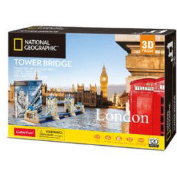 3D Puzzel - The Tower Bridge (120 stukjes)