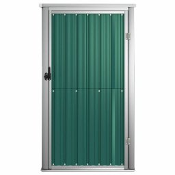 vidaXL Tuinschuur 88x89x161 cm gegalvaniseerd staal groen