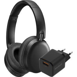 JVC HAS91 + BlueBuilt Quick Charge Oplader met Usb A Poort 18W Zwart