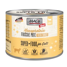 6x200g MAC´s Cat Mono Sensitive Kalkoen Kattenvoer