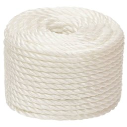 vidaXL Werktouw 12 mm 250 m polypropeen wit
