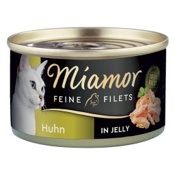 100g Kip in Gelei Miamor Fijne Filets Kattenvoer
