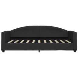 vidaXL Slaapbank 90x190 cm stof zwart