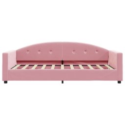 vidaXL Slaapbank 80x200 cm fluweel roze