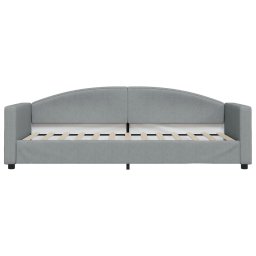 vidaXL Slaapbank 80x200 cm stof lichtgrijs