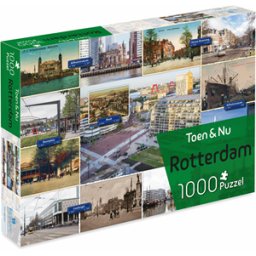 Toen & Nu - Rotterdam Puzzel (1000 stukjes)