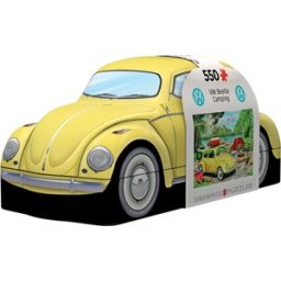 VW Beetle - Camping Tin Puzzel (550 stukjes)