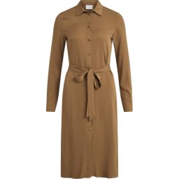 VILA Maat 38 VIDANIA BELT LS SHIRT DRESSSU Dames Jurk