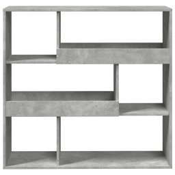 vidaXL Boekenkast / kamerscherm 100x33x94,5 cm betongrijs