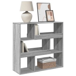 vidaXL Kamerscherm 100x33x94,5 cm bewerkt hout grijs sonoma eikenkleur