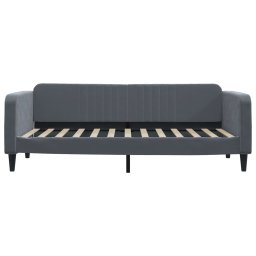vidaXL Slaapbank 90x200 cm fluweel donkergrijs