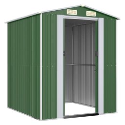 vidaXL Tuinschuur 192x191x223 cm gegalvaniseerd staal groen