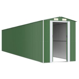 vidaXL Tuinschuur 192x1021x223 cm gegalvaniseerd staal groen