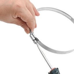 vidaXL Slangklemmen 6 st 91-220 mm roestvrij staal 304