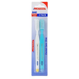 Lactona Tandenborstel M40 Nylon Medium Duo