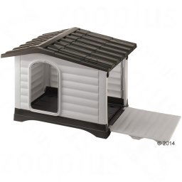 - Dogvilla 90: B 88 x D 72 x H 65 cm - Ferplast Kunststof Hondenhok Dogvilla