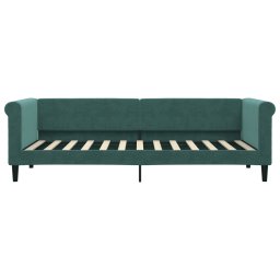 vidaXL Slaapbank 80x200 cm fluweel donkergroen