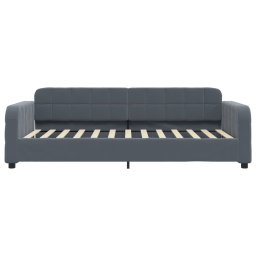 vidaXL Slaapbank 90x200 cm fluweel donkergrijs