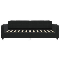 vidaXL Slaapbank 90x200 cm fluweel zwart