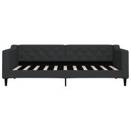vidaXL Slaapbank 90x190 cm stof zwart