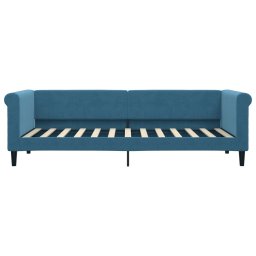 vidaXL Slaapbank 80x200 cm fluweel blauw