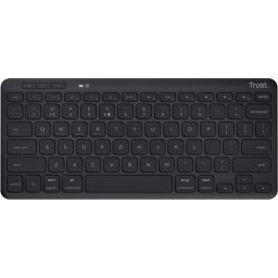 Trust Lyra - Draadloos Toetsenbord - Multi connect - Oplaadbaar - Azerty BE - Zwart