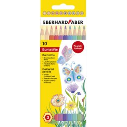 Eberhard Faber EF-514810 Kleurpotloden Pastel Kleur 10 Stuks