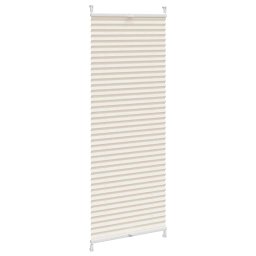 vidaXL Plisséjaloezie 60x125 cm crème