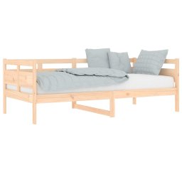 vidaXL Slaapbank massief grenenhout 90x190 cm