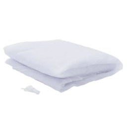 vidaXL Klamboe voor paraplu 220 gaas Φ300x230 cm wit