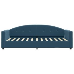 vidaXL Slaapbank 90x200 cm fluweel blauw
