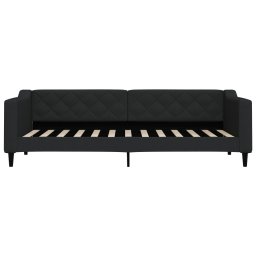 vidaXL Slaapbank 80x200 cm stof zwart