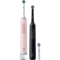 Oral-B Pro Serie 3 Zwart en Roze Duo Pack
