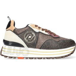 Liu Jo Maxi Wonder 24 - maat 37- Lage sneakers - Leren Sneaker - Dames - Bruin
